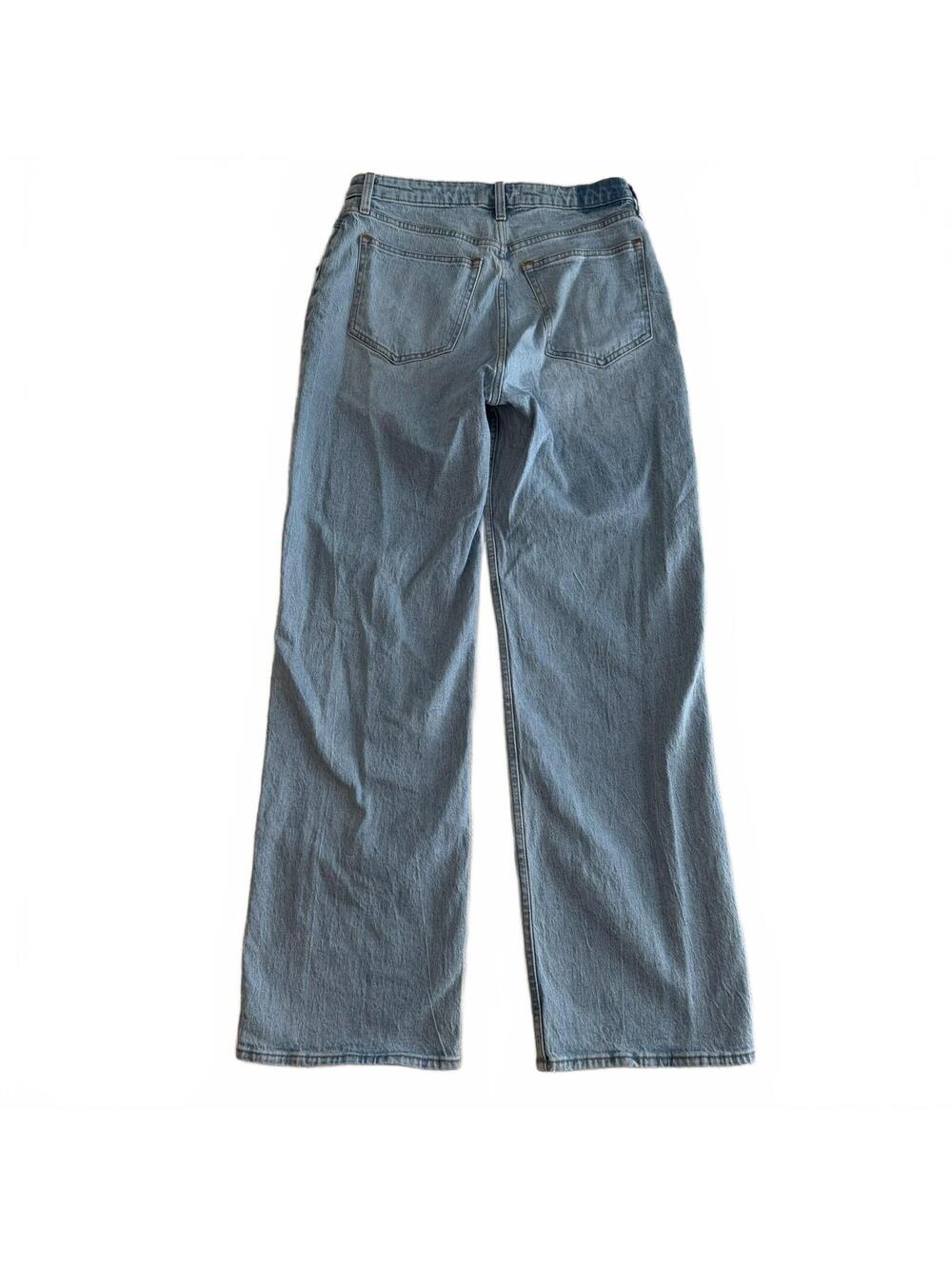 Abercrombie & Fitch Curve Love High Rise 90s Relaxed Jean Medium Front Yoke 29 - Picture 5 of 9